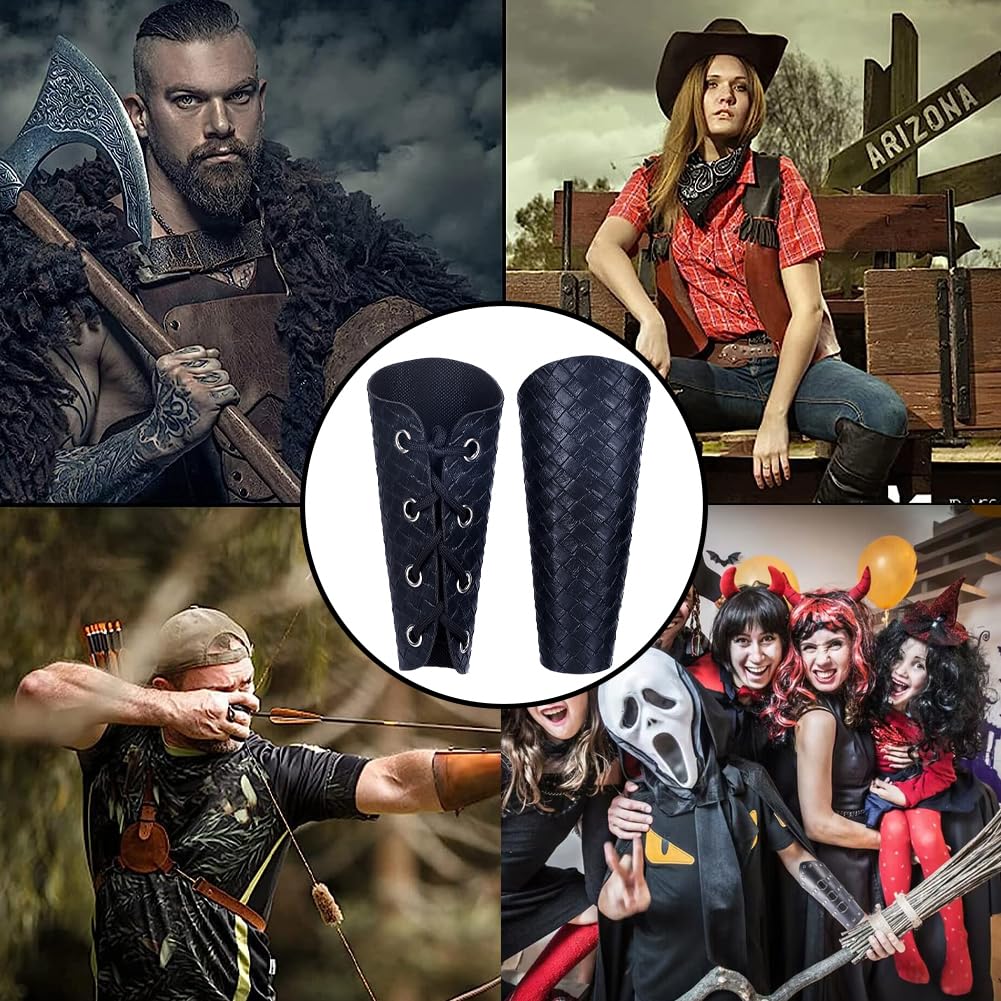 Brassards D'armure à Lacets, Protège-bras, Cosplay, Fête, Costume De