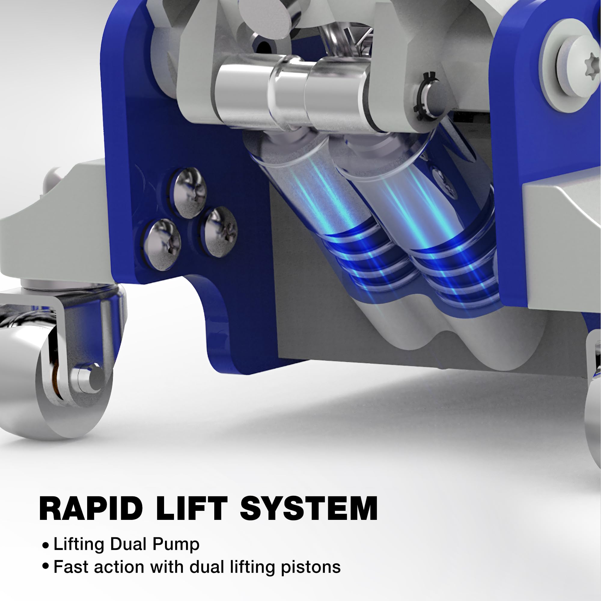 YELLOW JACKET Floor Jack 2.5 Ton Hydraulic Low Profile