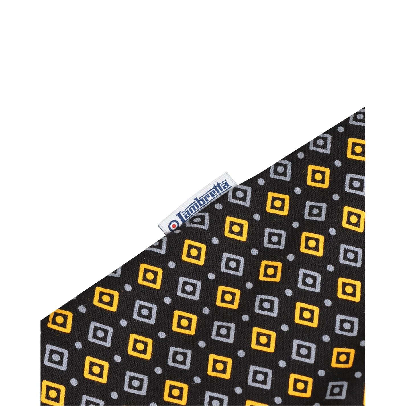 Lambretta Polo de manga corta para hombre, diseño retro, 7164, color negro