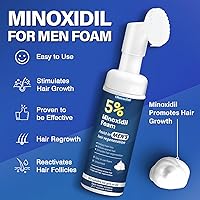 Vista 3 de Minoxidil 5% espuma para el crecimiento del cabello de hombres