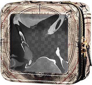 Bolsa de maquillaje transparente, pequeña bol...