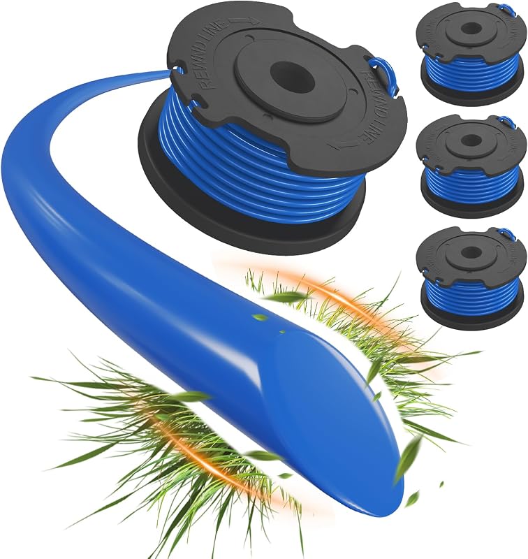 GreatBuddy 3 Pack Replacement Spool for Greenworks Weed Wacker String Compatible with Greenworks 20V, 40V Single Line Cordless Trimmers, Parts#29252