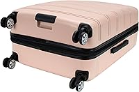 Vista 77 de Rockland Melbourne - Maleta de viaje, rígida y expansible, con ruedas giratorias, Champán