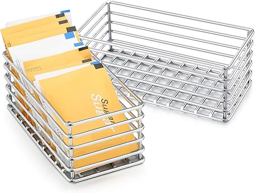 Miniatura 9 de Paquete de 2 cestas de azúcar, soporte para paquetes de azúcar, organizador pequeño de azúcar, organizador de paquetes de azúcar de hierro para