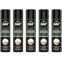 Selsil Silikon Sprey 500 ml  effaf Ya lay c  Su  tici ve Ses  nleyici Bak m Spreyi 5 Adet