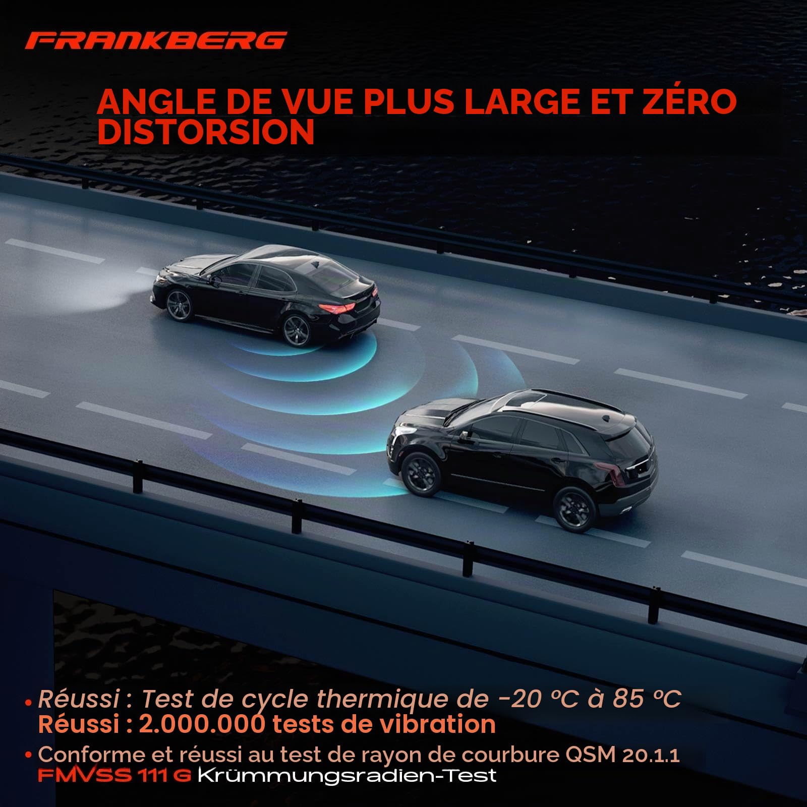 Frankberg Rétroviseur extérieur électrique droit, 9 broches, 7701040255