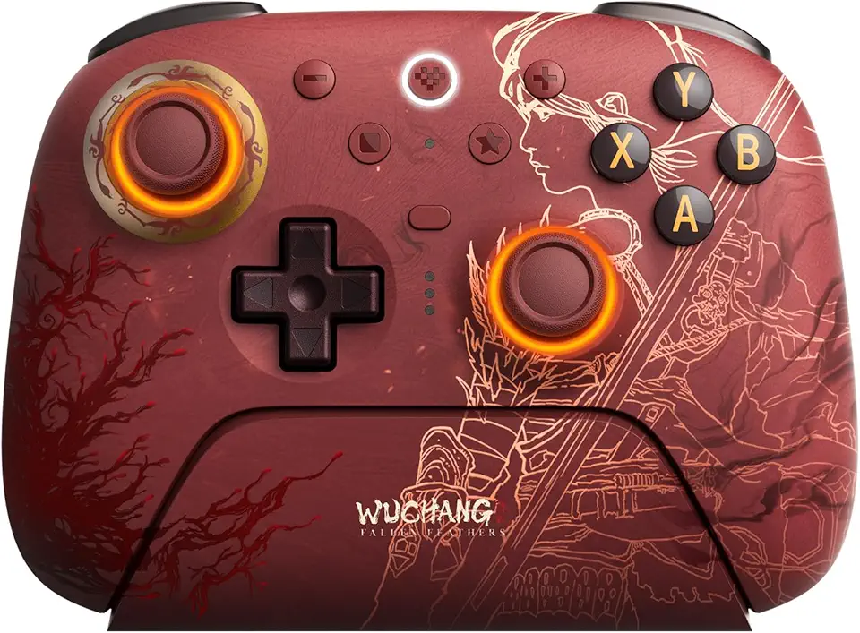 8BitDo Ultimate 2 Wireless Controller for Windows & Android, Gaming Controller with TMR Joysticks, Switchable Hall Effect/Tactile Triggers, RGB Fire Ring, 8Speed Tech - WUCHANG: Fallen Feathers