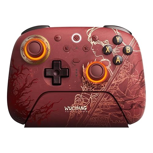 8BitDo Ultimate 2 Wireless Controller for Windows PC, Apple, Steam & Android, TMR Joysticks, Hall/Tactile Triggers, Motion Control, RGB Fire Ring,