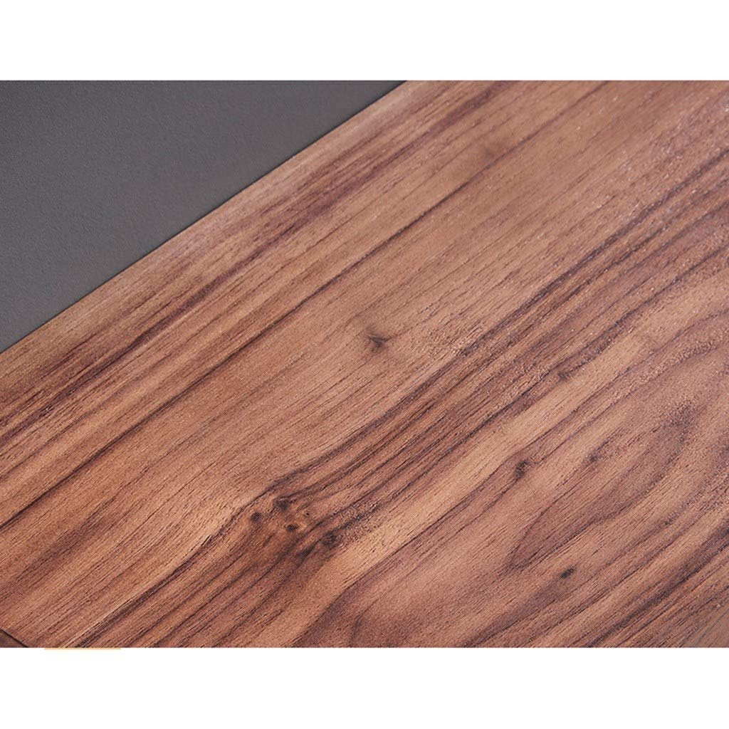 MU Ohne Bohren Badezimmer Wc Reinigungsbürsten-Set Kombination, An Der Wand Befestigten 59 Messing Toilettenbürste Und Halter Mit Black Walnut Rack- Und Keramik Cup