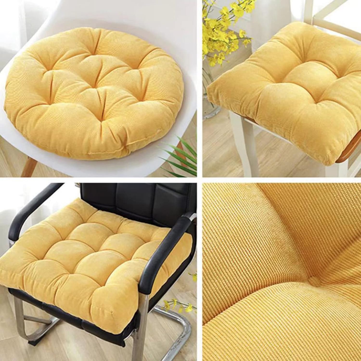 クッション 座布団 ダークグレー 四角型 45 45cm 無地 オフィスクッション 座ぶとん 高反発 オシャレ R45 フローリング 大きめ 綿 スツール 疲労軽減 座り心地いい シンプル 和調 体圧吸収 分散 椅子 ソファー用 在宅勤務 自宅用 和室 とっておきし福袋