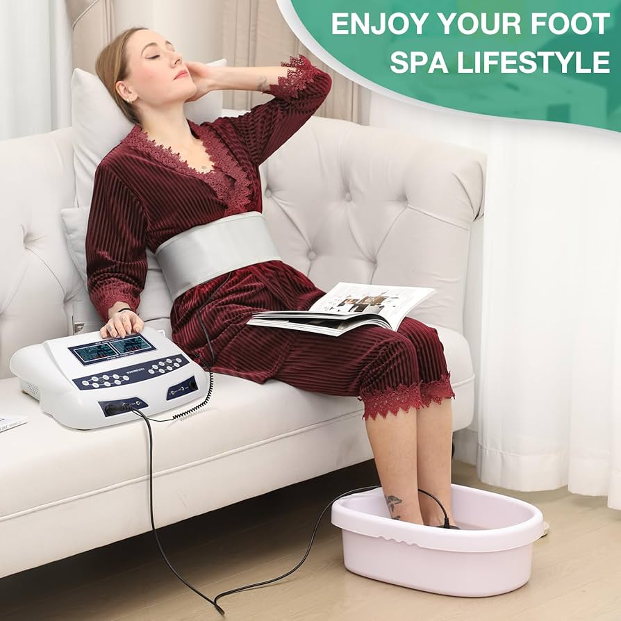 Spa　＆　Treatment DVD Amazon.com: Veicomtech Upgrade Ionic Foot Bath Detox Machine