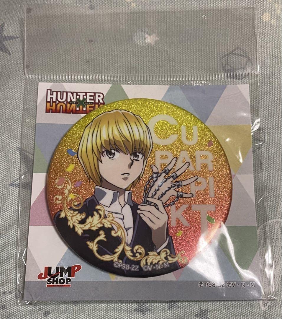 HUNTER × HUNTER ハンターハンター クラピカ グリッター缶バッジ HUNTER×HUNTER ハンターハンター クラピカ グリッター缶バッジ