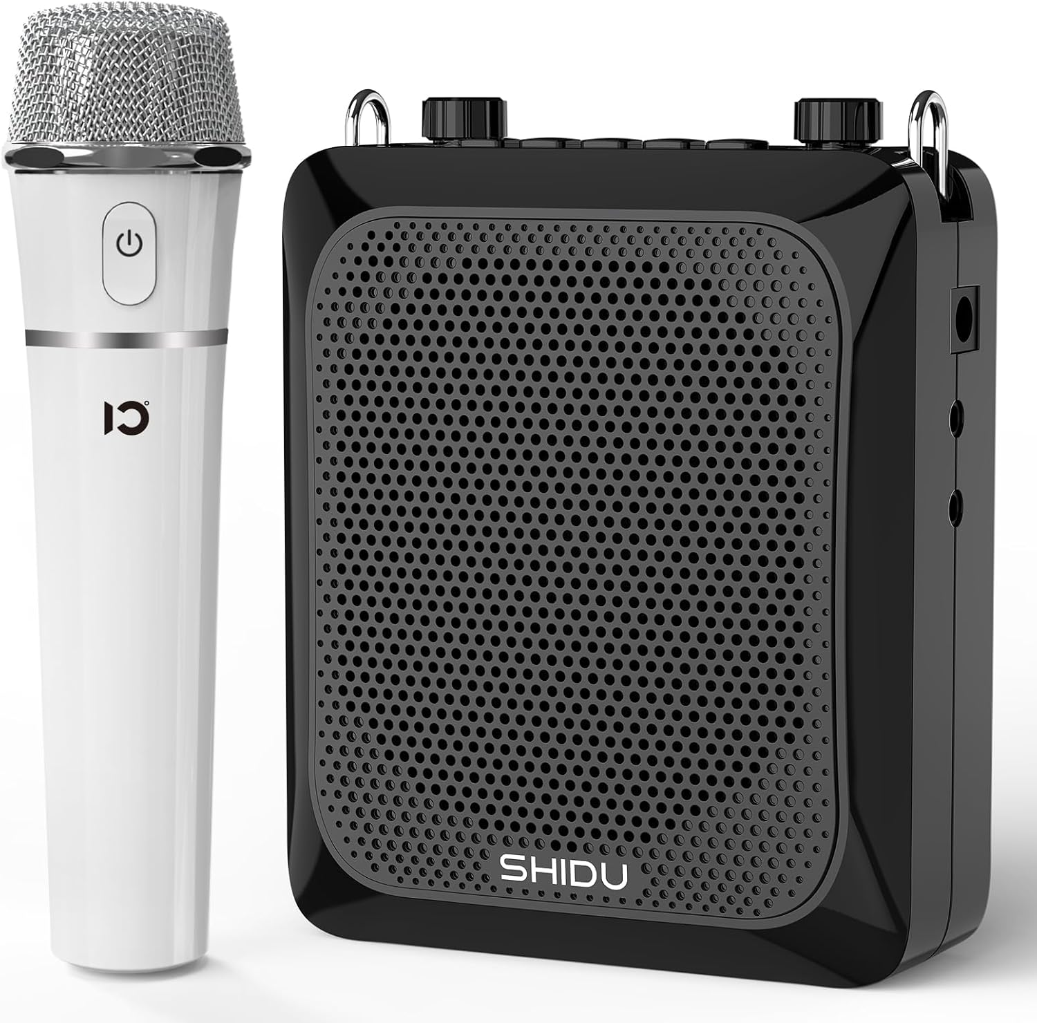 SHIDU Voice Amplifier, 25W Portable Speaker with Wireless Microphone Personal PA System 2000mAh Rechargeable Battery for Teachers Classroom Tour Guide Meeting SHIDU Voice Amplifier, 25W Portable Speaker with Wireless Microphone Personal PA System 2000mAh Rechargeable Battery for Teachers Classroom Tour Guide Meeting