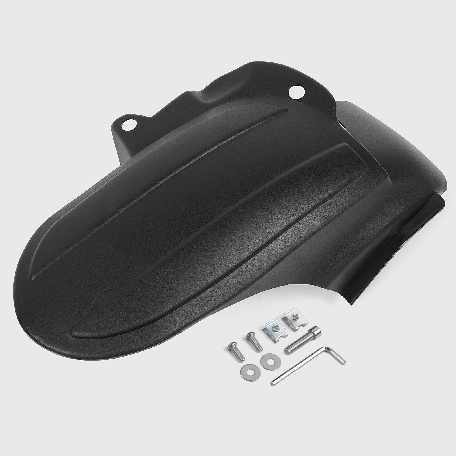 WOOGA parafango moto ruota posteriore parafango copertura paraspruzzi Replacement for Ho&n&da Forza 350 NSS350 2020-2024 Copriruota per parti di motociclette (corto stile A-Nero opaco)