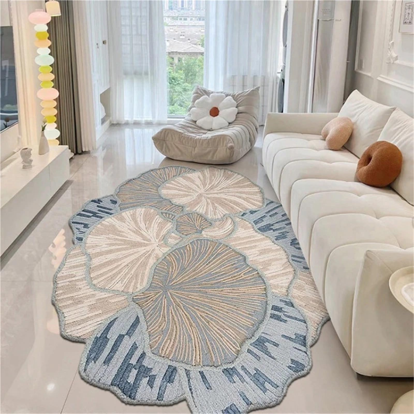 Tapis de Forme irrégulière for Le Salon