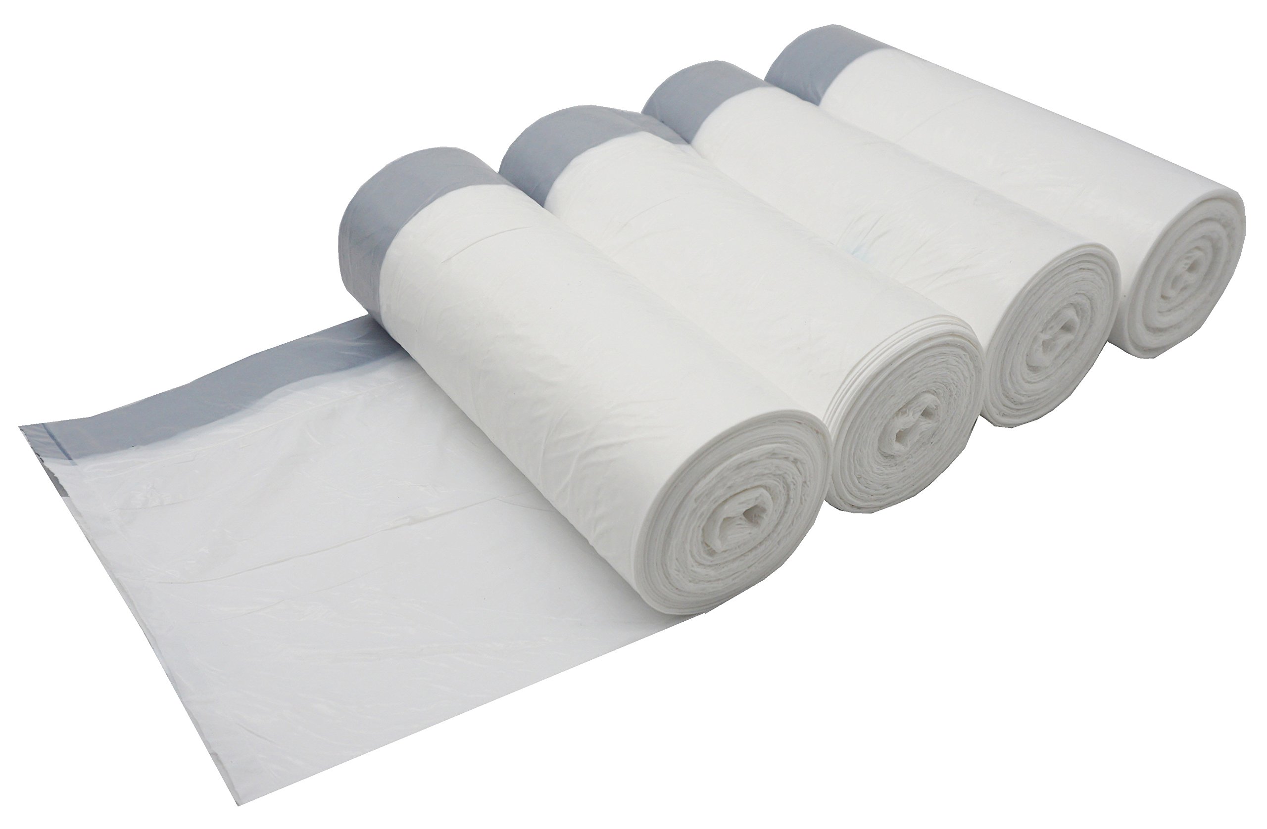 Small Trash bag,Gereen Extra Strong Drawstring Trash bag Garbage Bag Trash Can Liner 0.8-1.2 Gallon(120 Count) 43551-43256