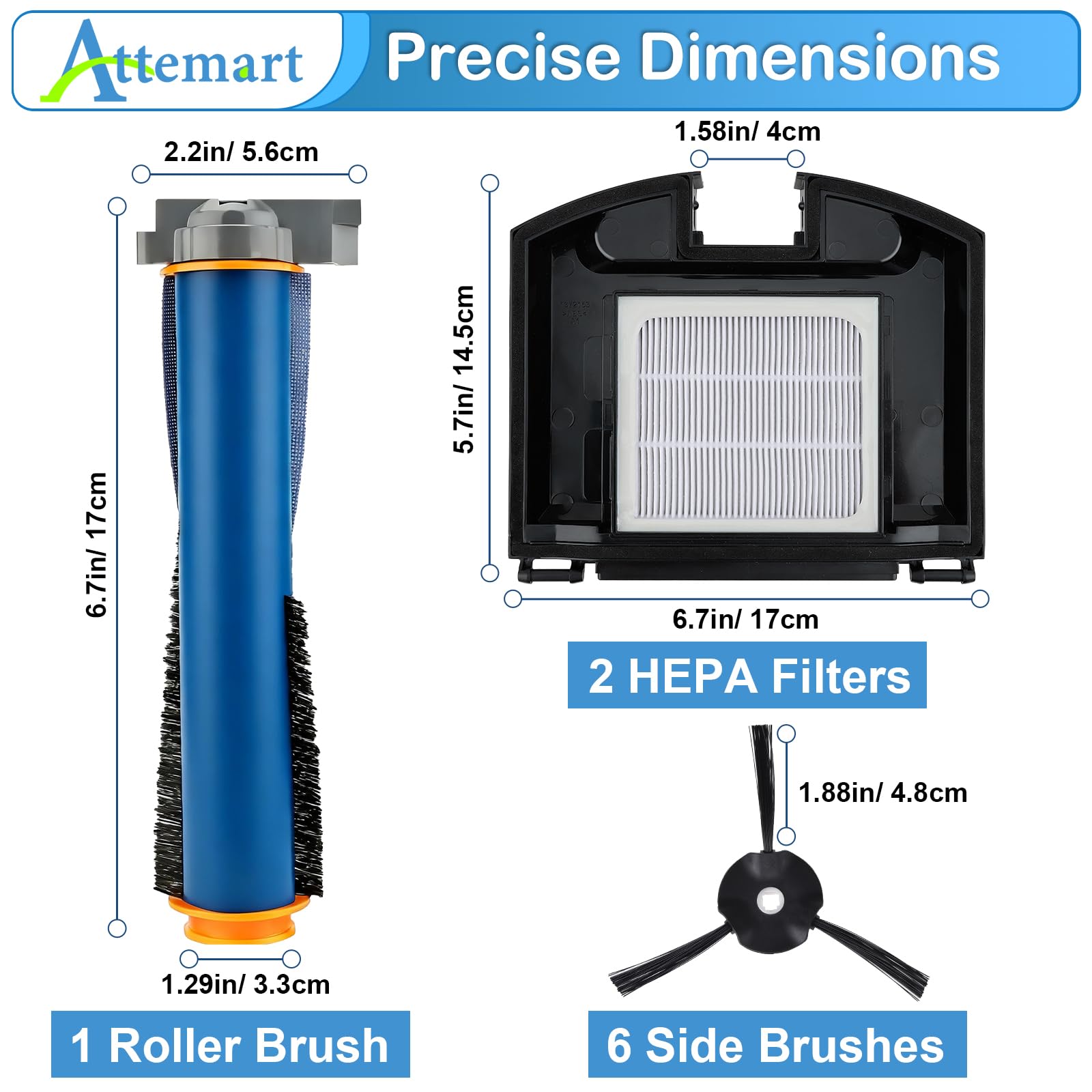 Piezas de repuesto de filtro Brushroller para Shark RV2310