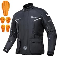 Motorcycle Jacket Men, Waterproof Motorcycle Riding Jacket CE Level 2 Armor Windproof Jacket