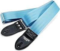 Vista 18 de Couch LA CORREA DE GUITARRA ORIGINAL DE CINTURÓN DE SEGURIDAD RECICLADO Fabricada en EE.UU. Correas de Guitarra (Todo Blanco)