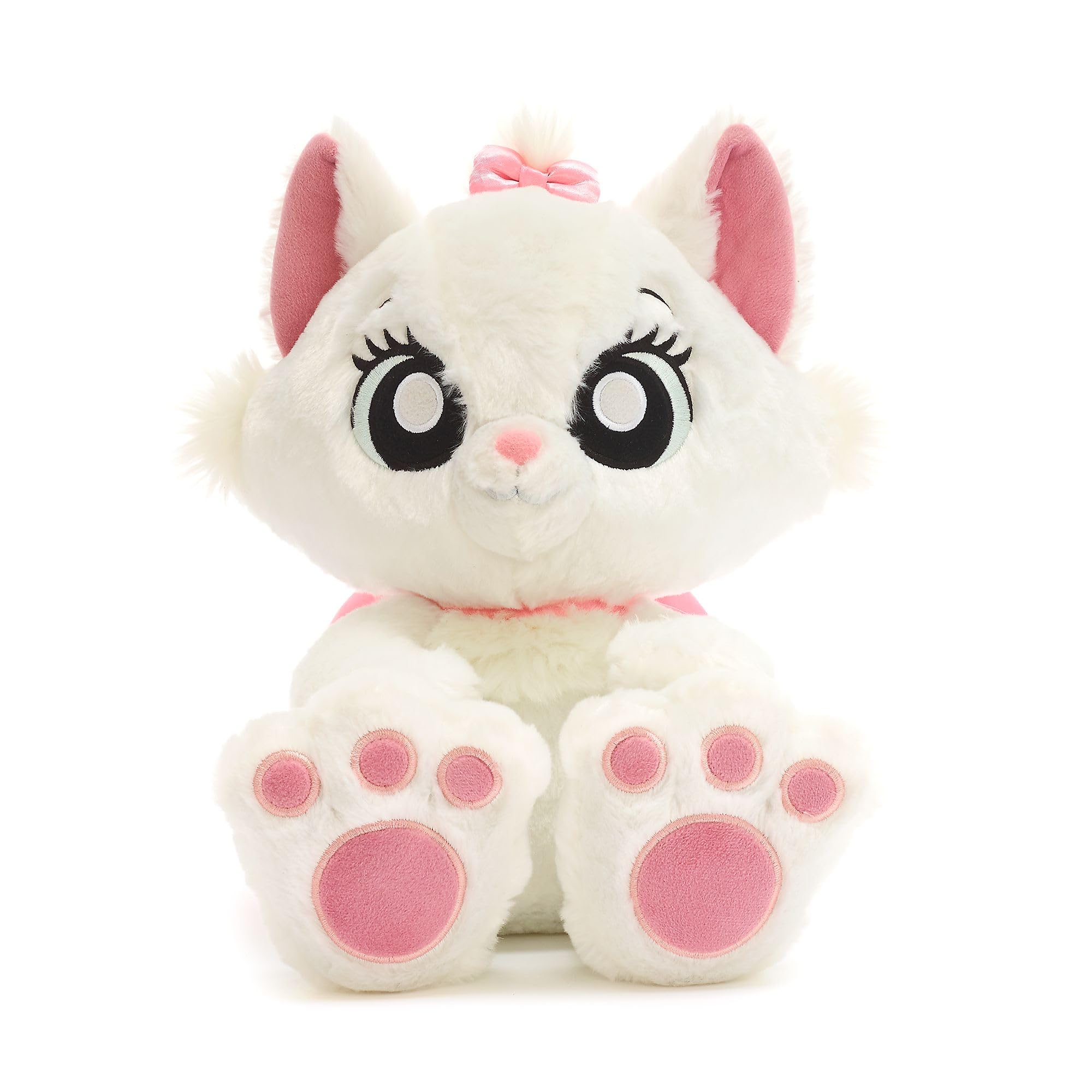 Disney Store Oficjalna przytulanka Minou Big Feet, Aryskoci, 27 cm, mały pluszowy kot przytulanka dla dzieci, pasuje od 0+
