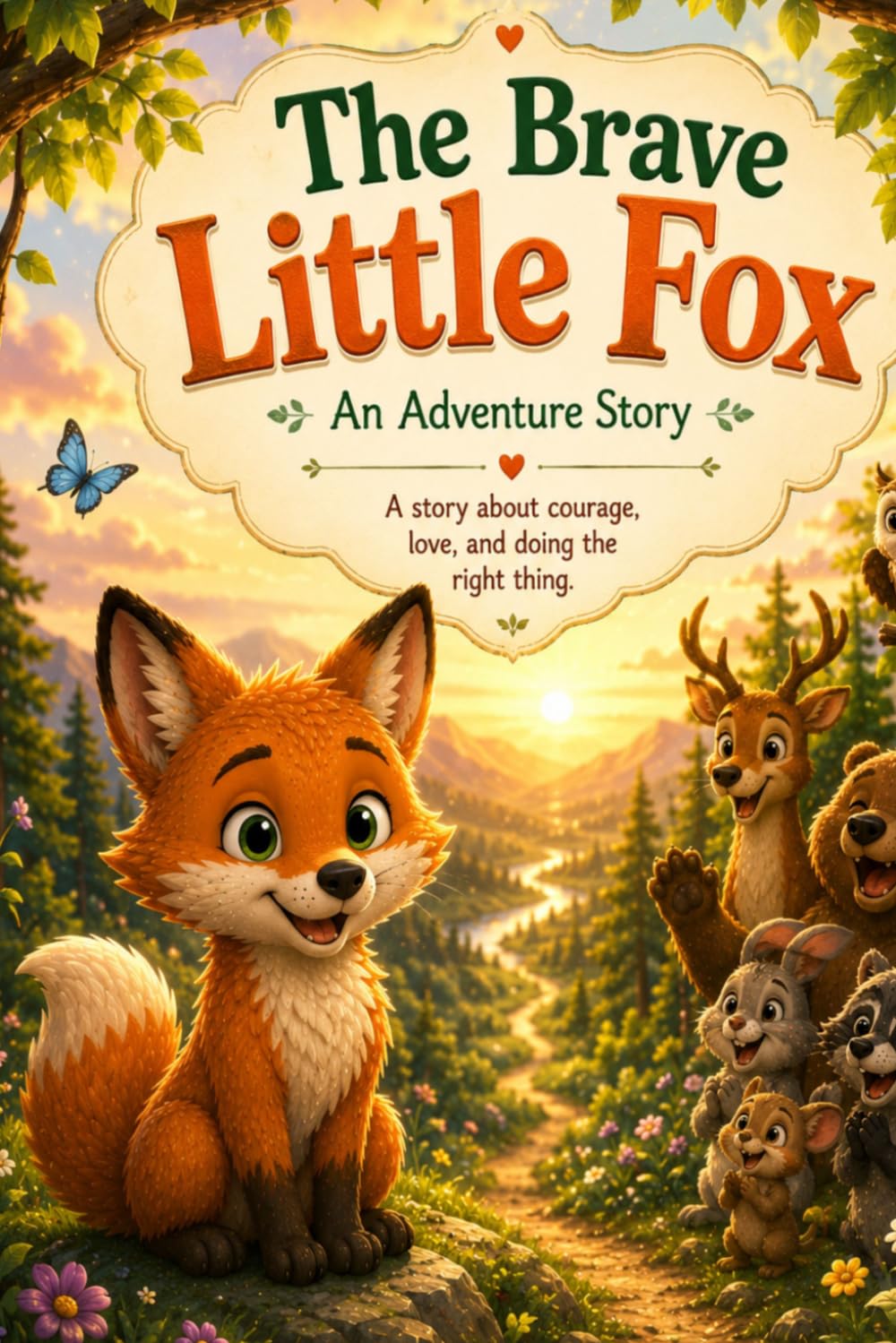 The Brave Little Fox: An Adventure of Courage and Kindness