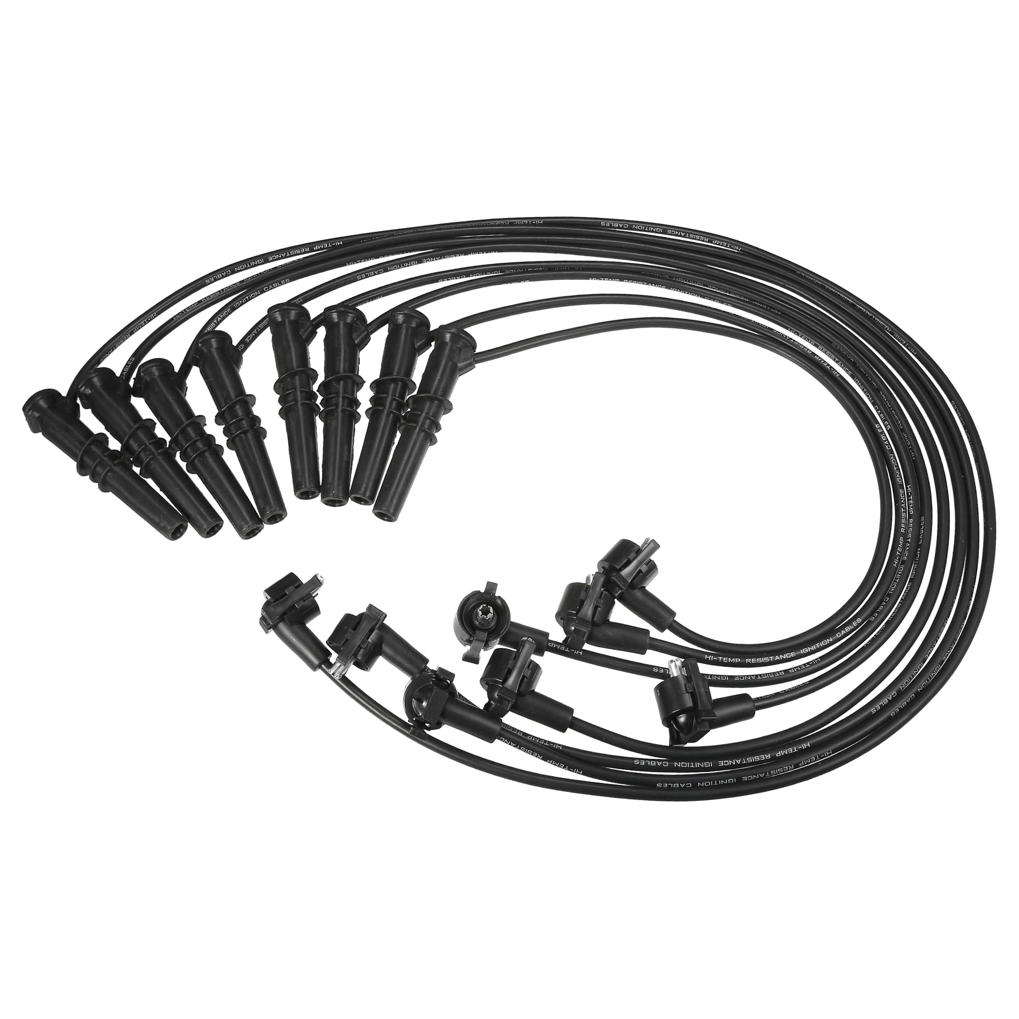 QUARKZMAN Cavi Bobina Accensione Candele per Auto, 7mm, Adatti per Ford F-150 F-250 Expedition V8 4.6L No.F8PZ12259LA - Confezione da 8