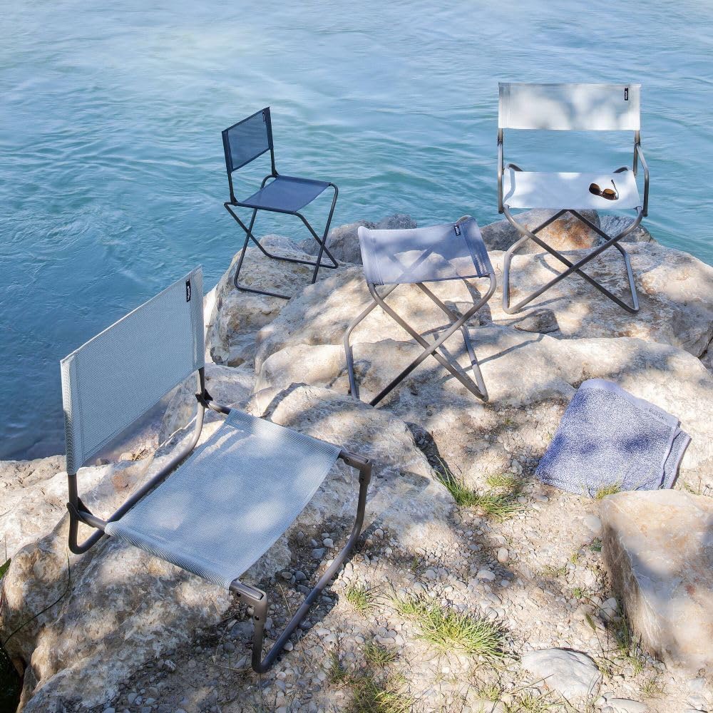 Lafuma Mobilier Compact Folding Stool, PH II, Batyline, Blue, LFM5159_9870