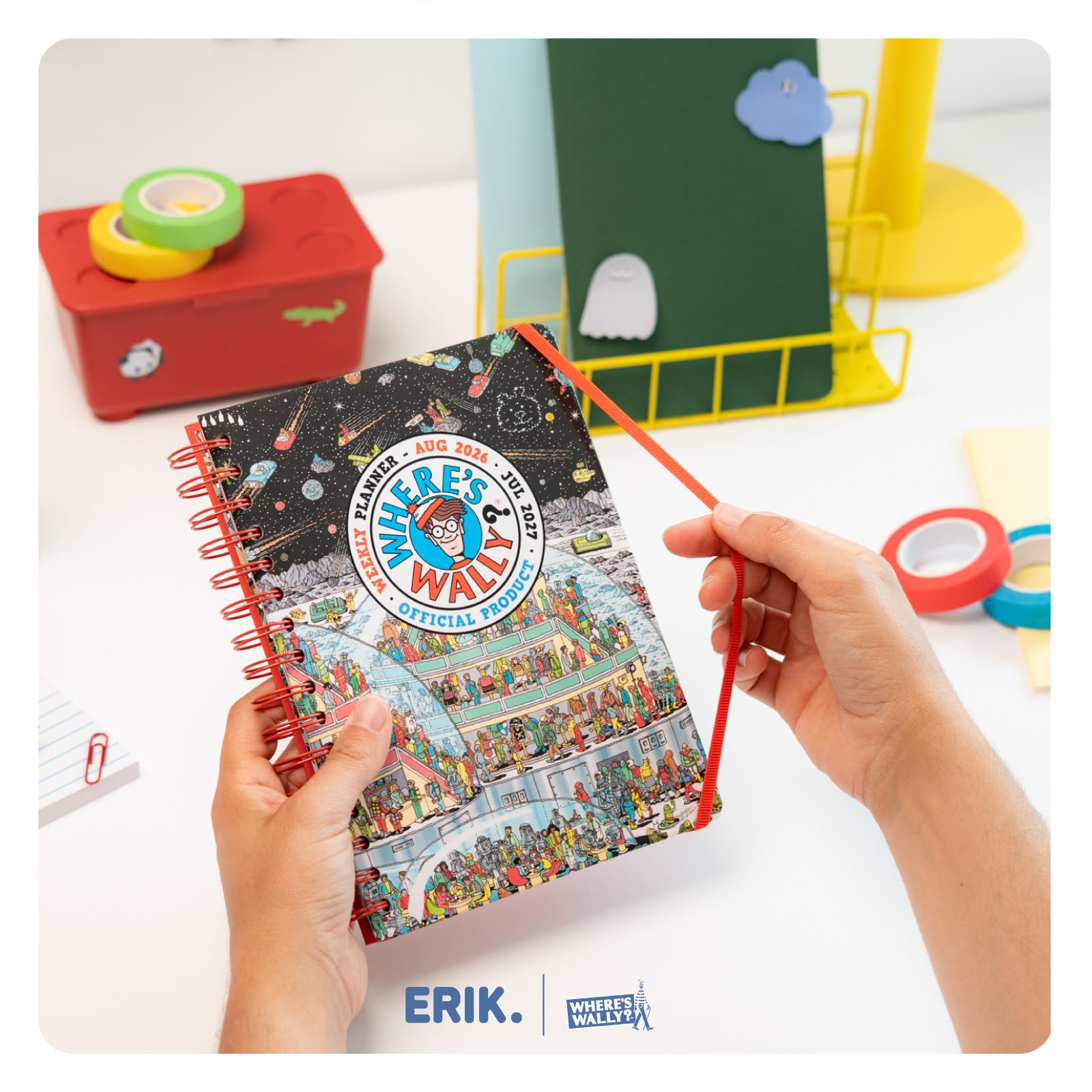 Grupo Erik A5 Academic Diary 2026-2027 Week to View - Wheres Wally Books | Back to School Planner 2026-2027, Mid Year Diary 2026 2027, A5 Weekly Planner | Where's Wally Book