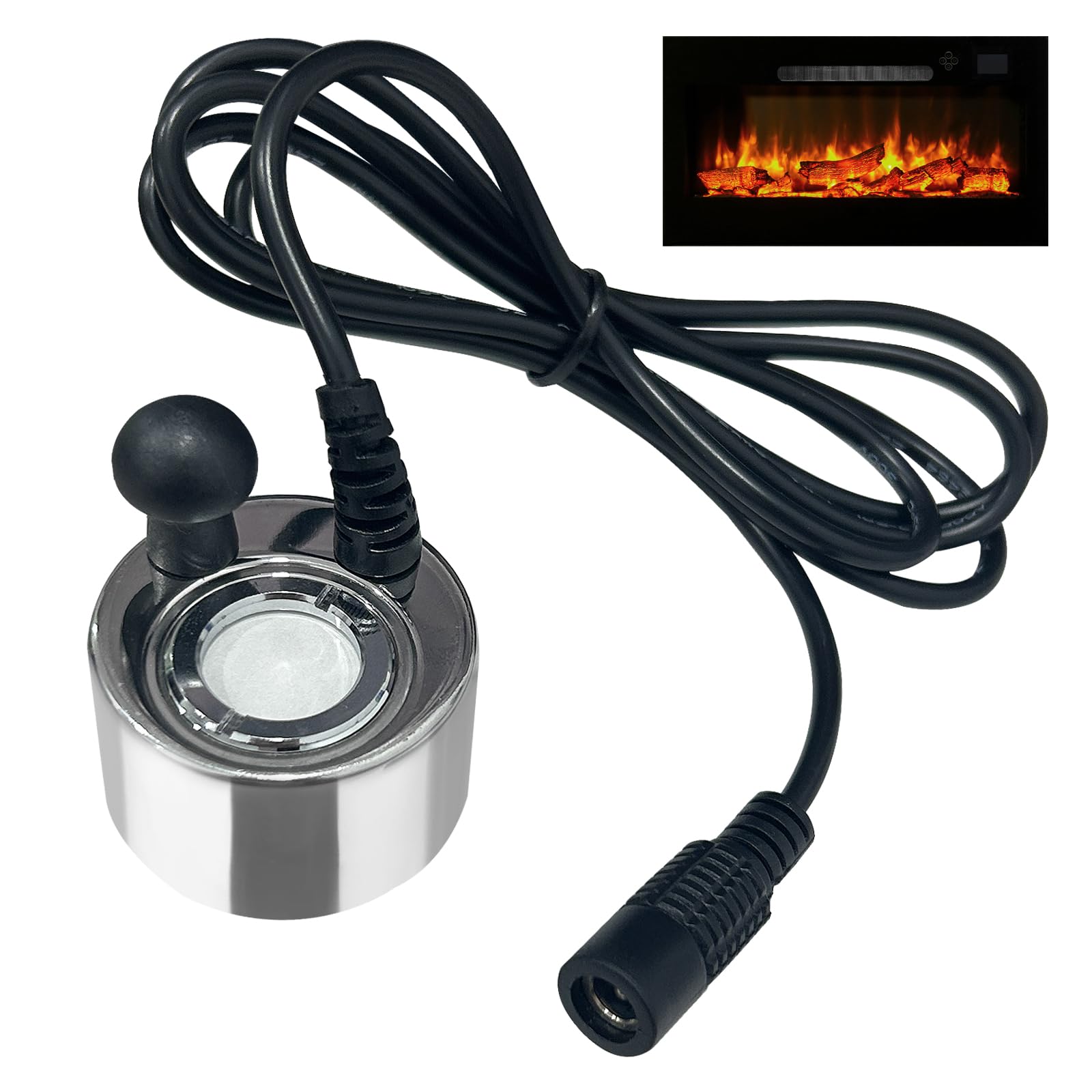 PCKOBEVER Transducer Compatible with Dimplex Opti-Myst Electric Wall Fire Replace RM-1220, 2 Transducer Discs and One Removel Tool
