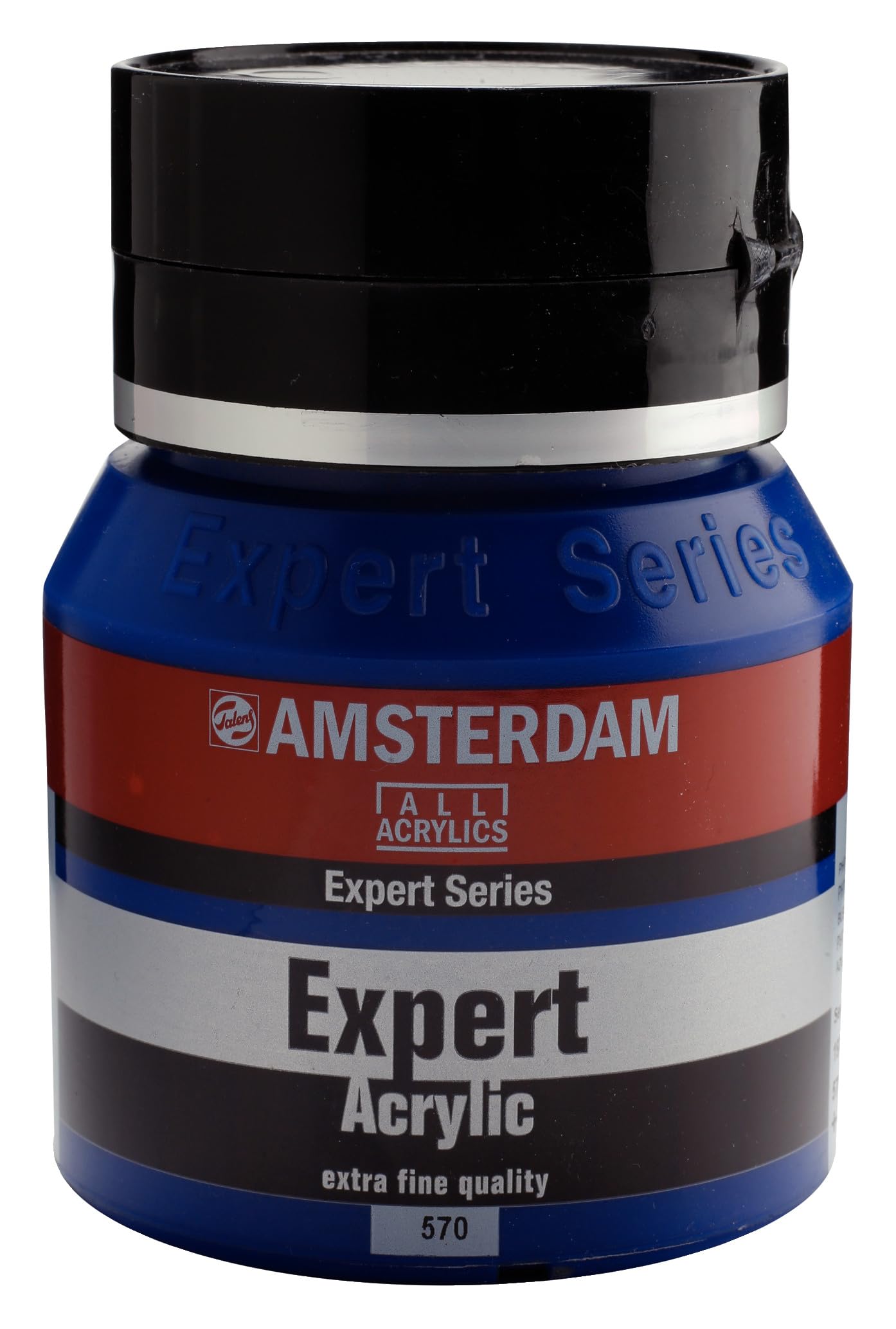Amsterdam Expert Series Acrylic Paint Jar 400 ml - Phthalo Blue 570 - Heavy Body Acrylic for Professional Artists - High Pigmentation & Lightfastness - Versatile for Canvas, Paper & More