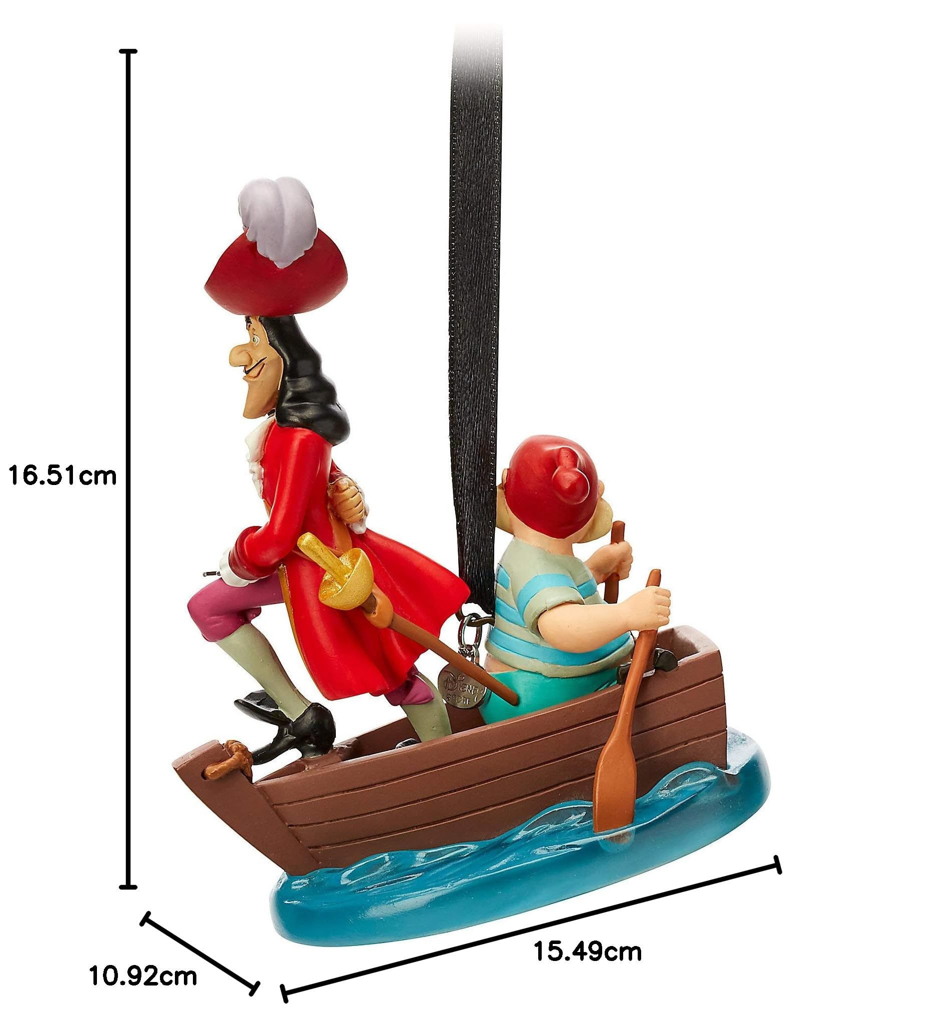 Disney Captain Hook and Mr. SMEE Sketchbook Ornament - Peter Pan