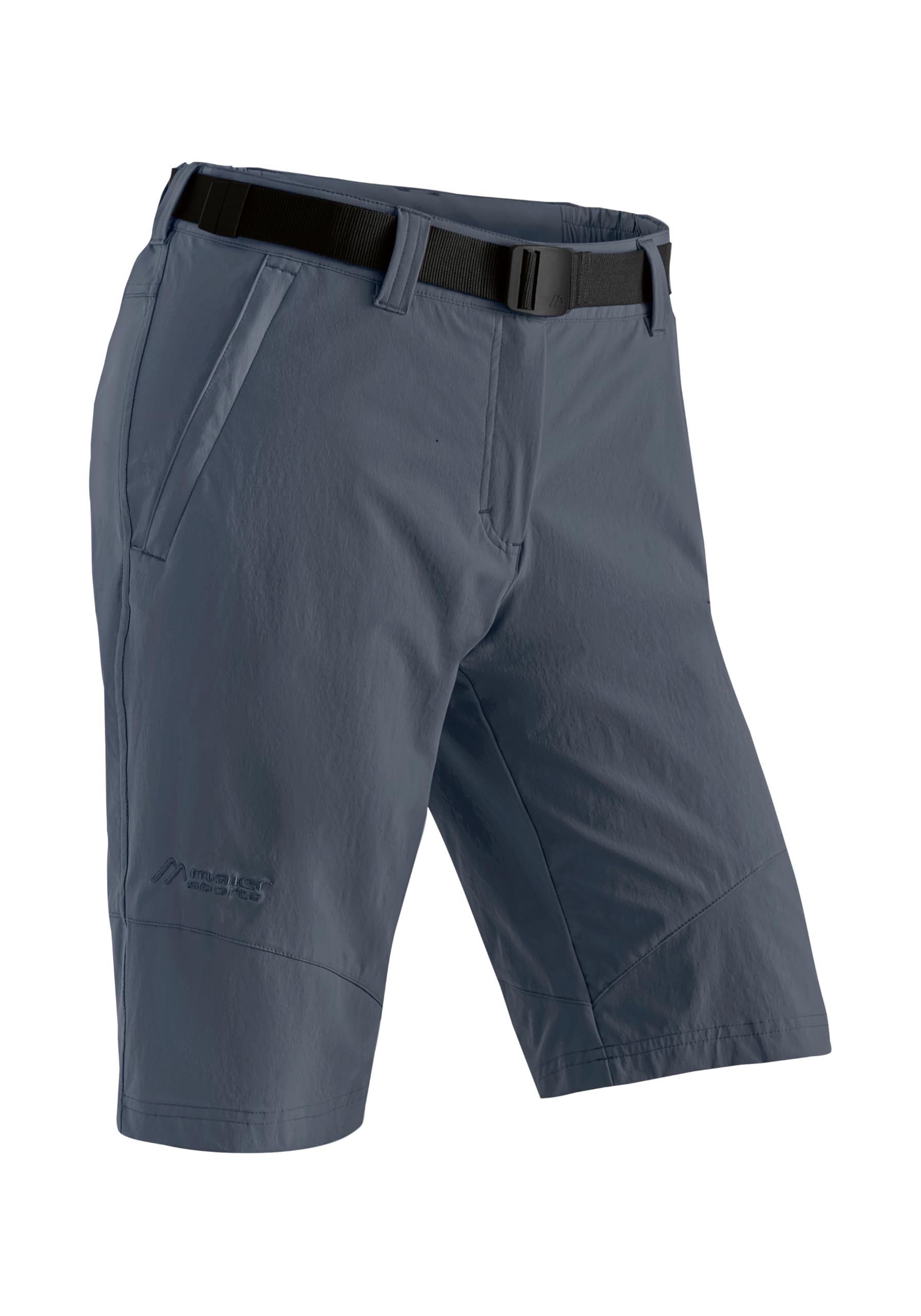 maier sports Women's Lawa Functional Bermuda Shorts - Graphite, Size 50