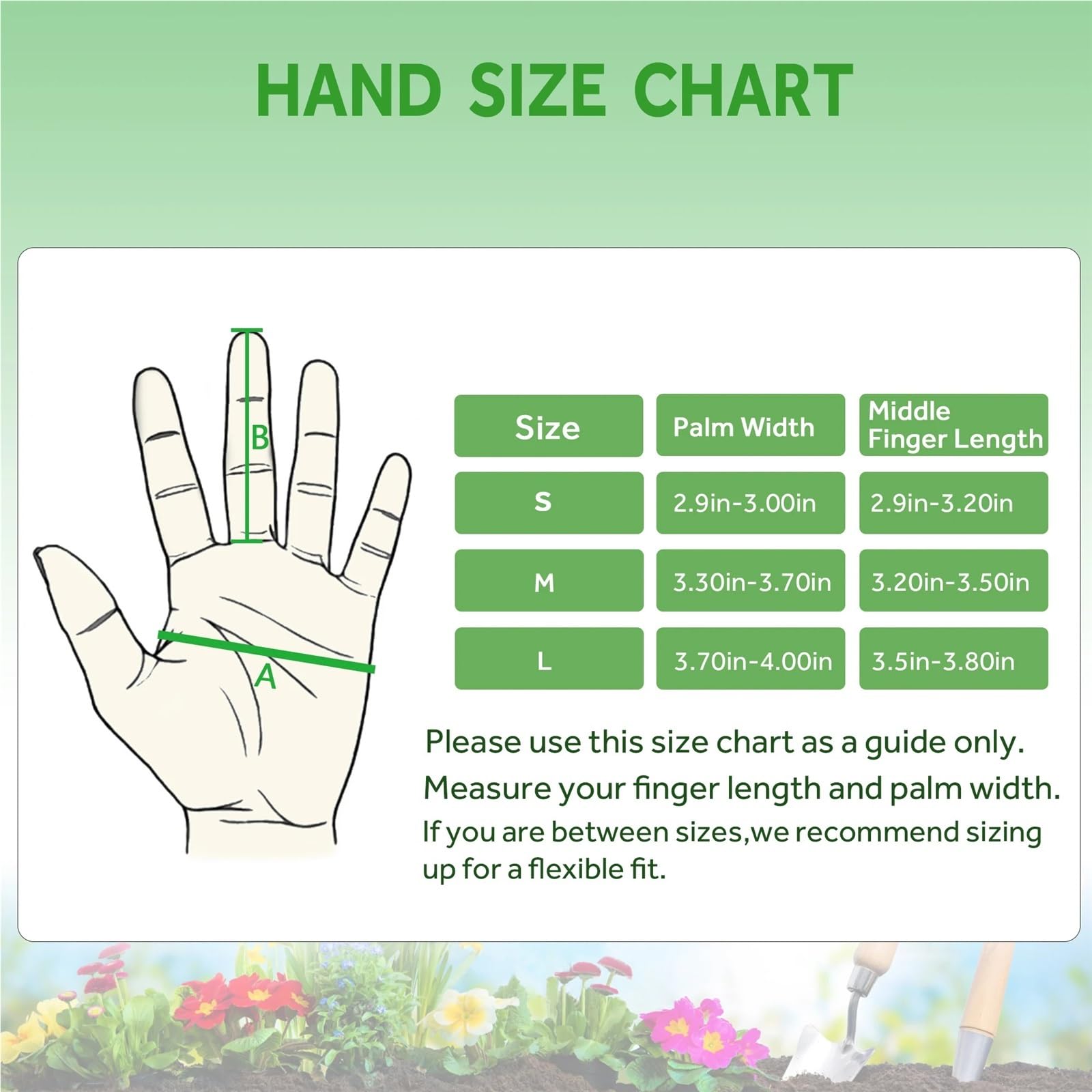 Gartenhandschuhe 1 Paar Gartenhandschuhe for Jäten, Arbeiten, Graben, Pflanzen, Gartenhandschuhe for Damen, leicht, atmungsaktiv, Touchscreen FüR Gartenwerkzeuge(Green,S)