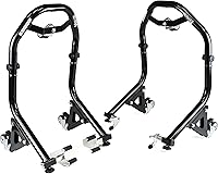 Vista 1 de Soportes de elevación para motocicleta con ruedas Dolly, horquilla delantera y accesorios de elevación de carrete trasero, compatibles con Suzuki