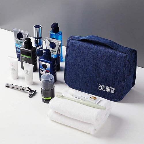 Miniatura 7 de Ganchos de joyería para colgar artículos de tocador de viaje, bolsa de viaje de negocios para hombre, separación seca y húmeda, kit de artículos de