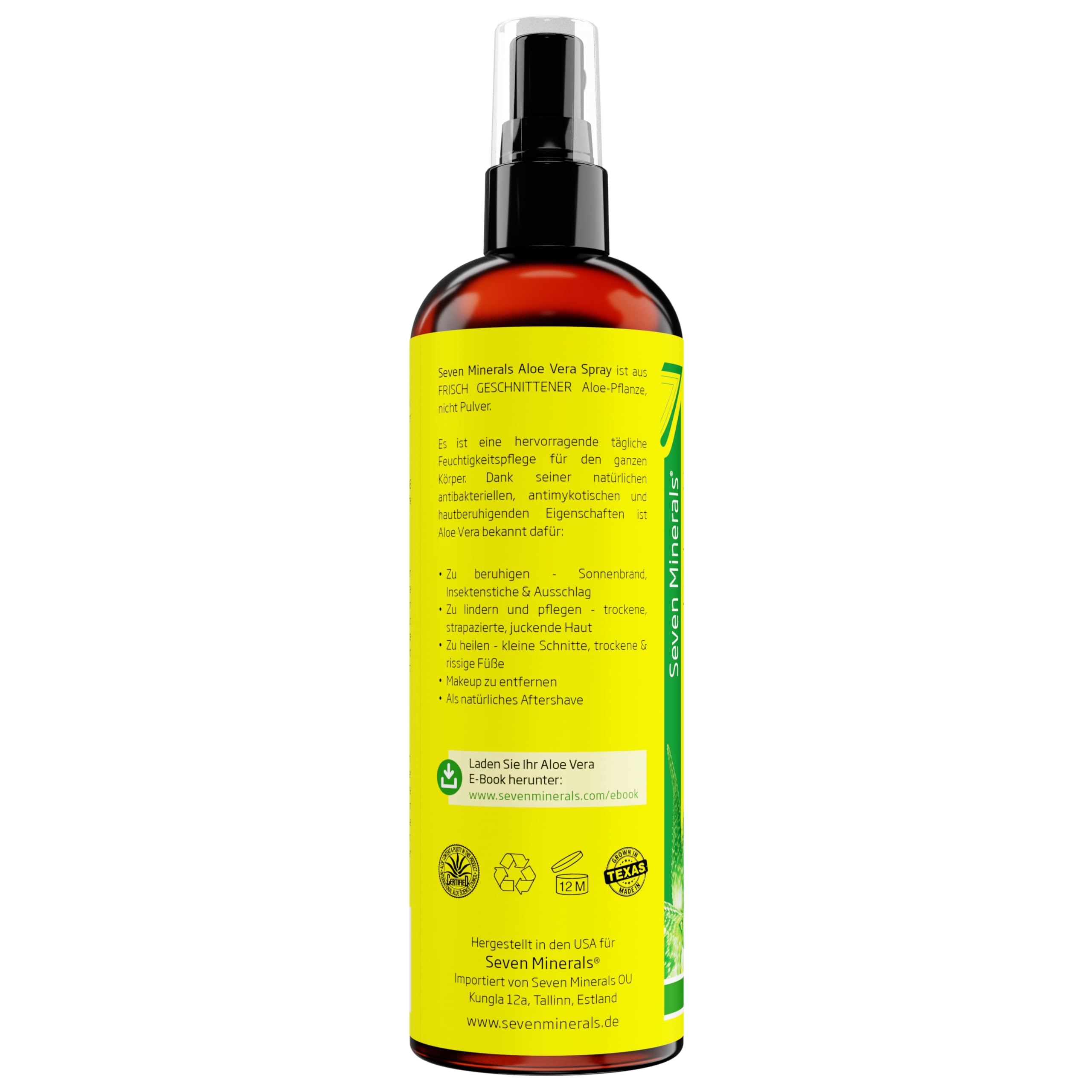 Aloe Vera Spray fr Haut & Haar