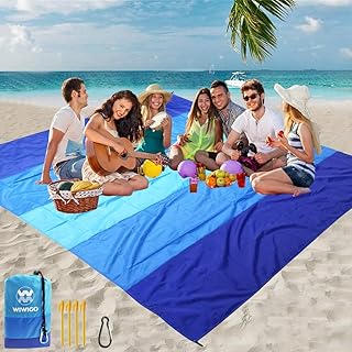 WIWIGO Beach Blanket, Sandproof Beach Mat 79