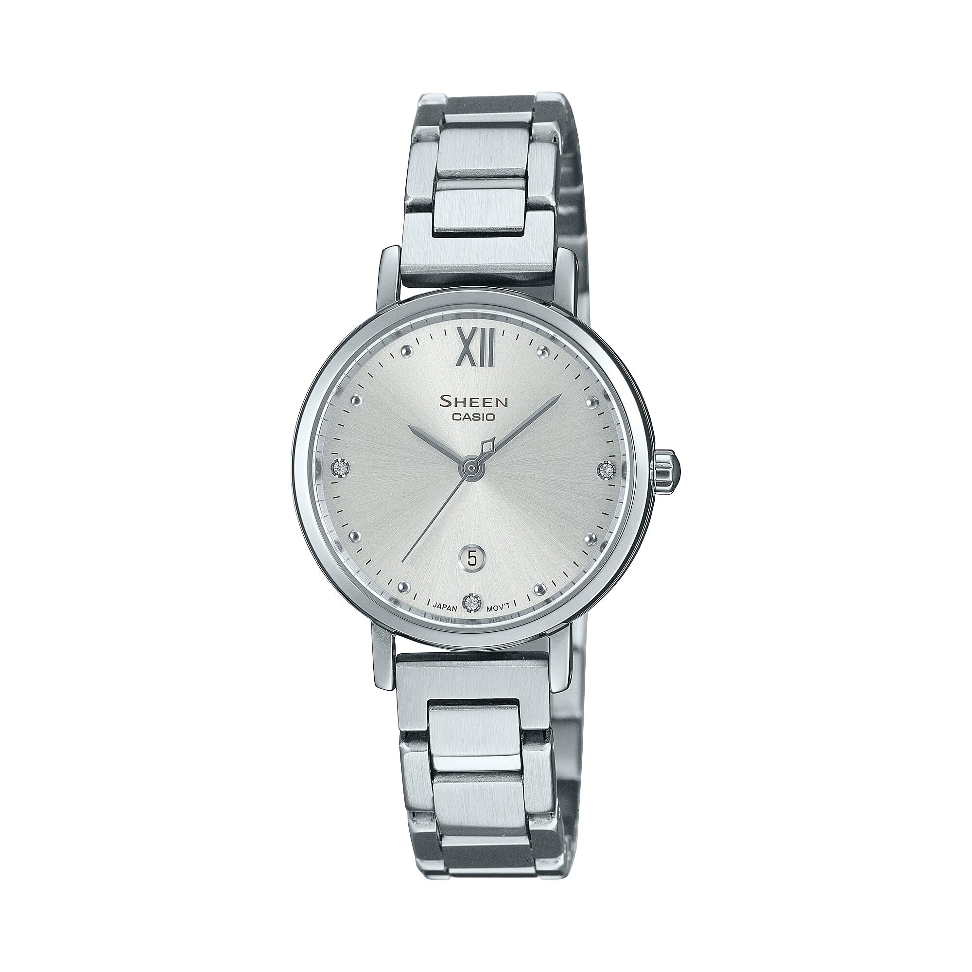 Casio Gents Watch White Dial Silver Band