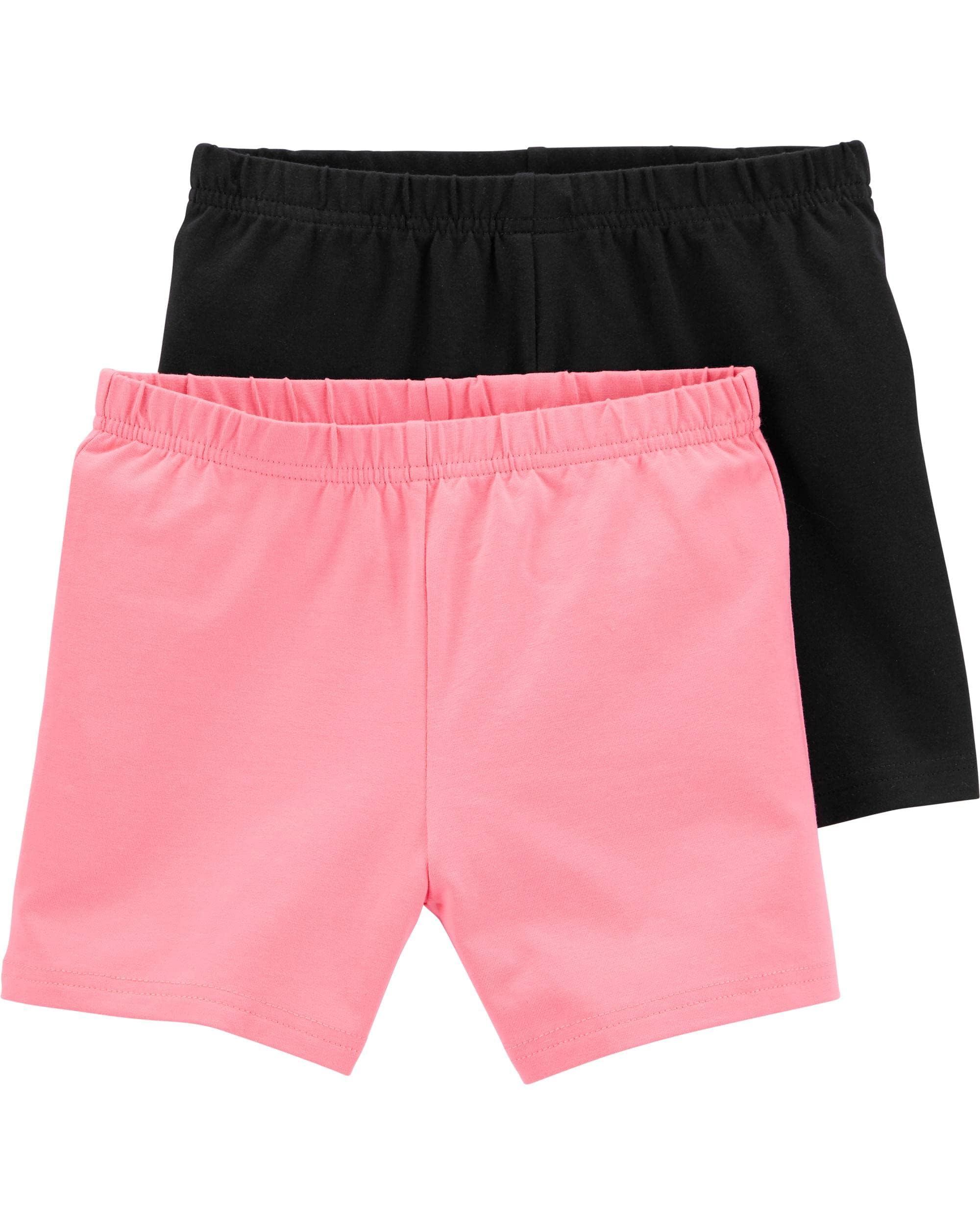 Carter's Girls' Baby, Toddler, Kids, 2 Pack Cotton Leggings