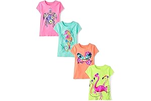 Girls Animal Graphic T-Shirt Value Pack