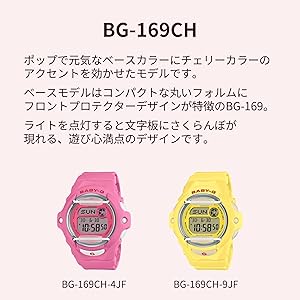 Amazon.com: Casio BG-169CH-9JF Baby-G Cherry Red Accent Seires