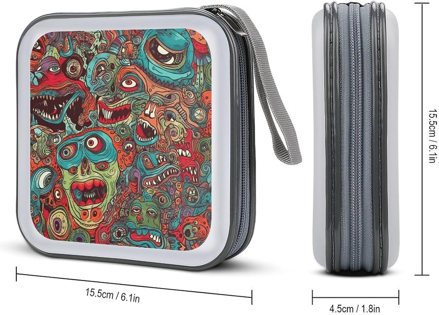 Abstract Monster CD Case CD Storage Box DVD Sleeves