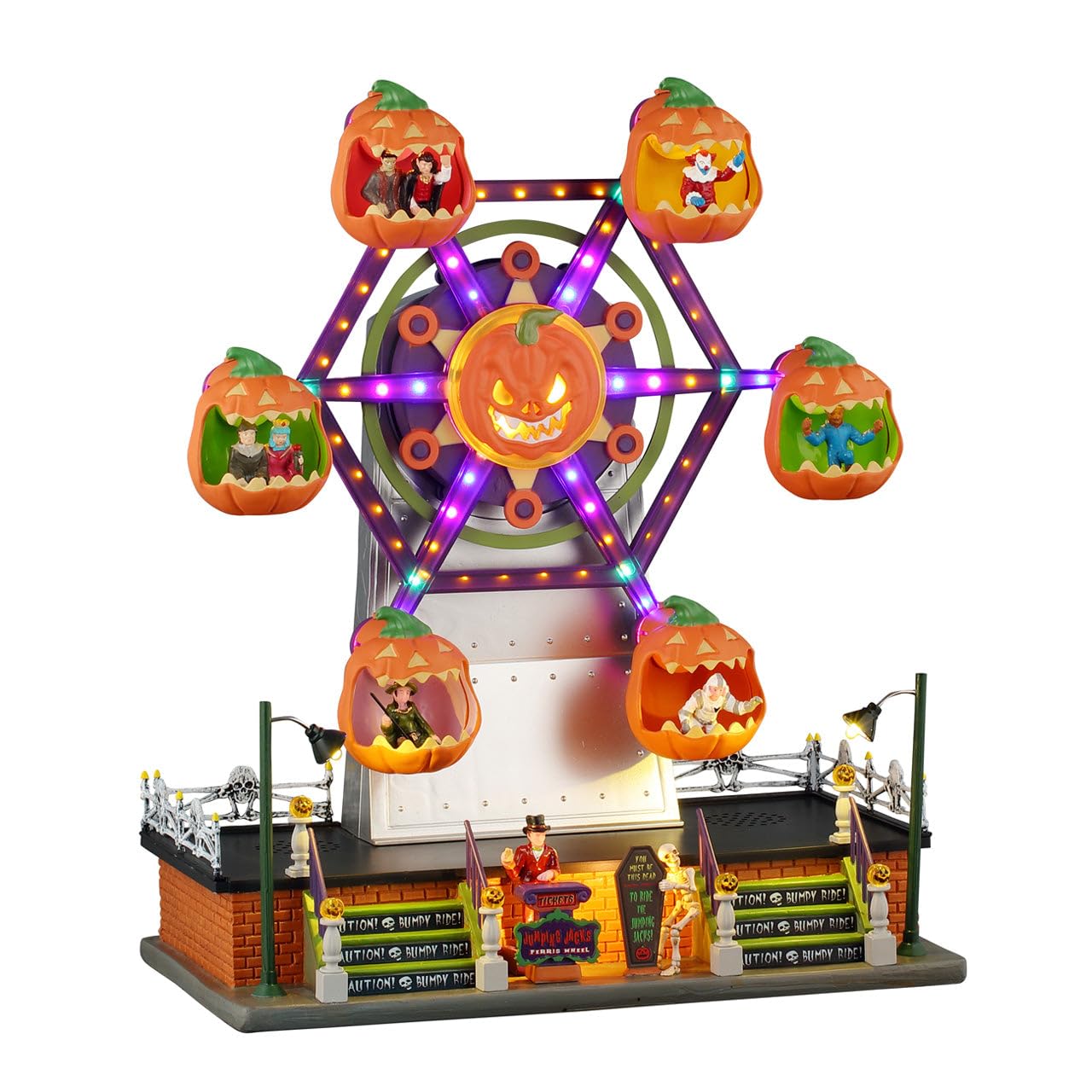 Lemax, Jumping Jacks Ferris Wheel, Sights and Sounds, #54432