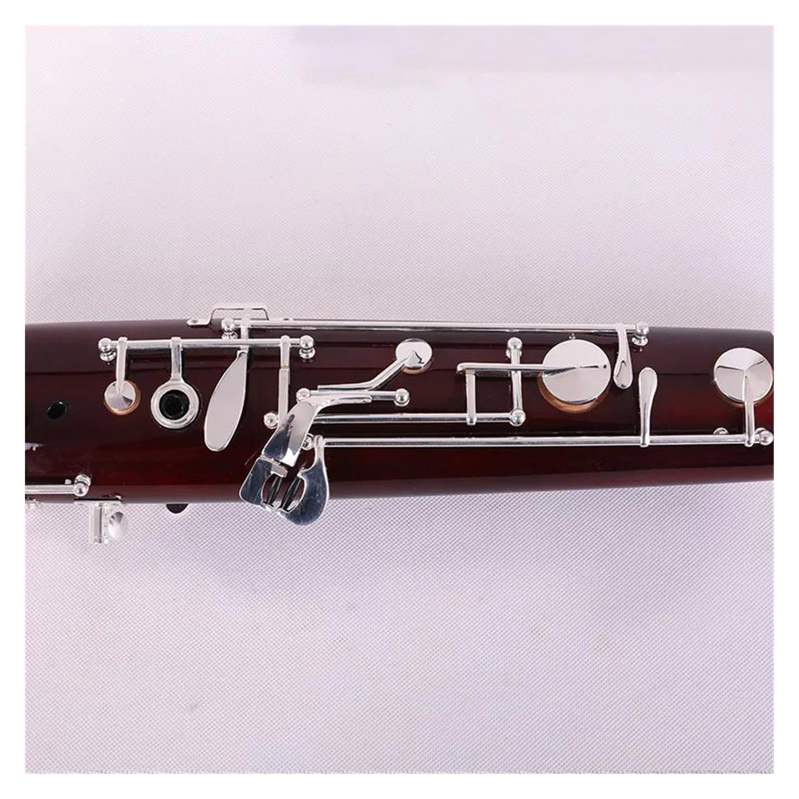 Cupronickel Argent Clé Corps En Érable C Ton Basson Instruments À Vent Avec Étui De Transport Basson pour Débutants