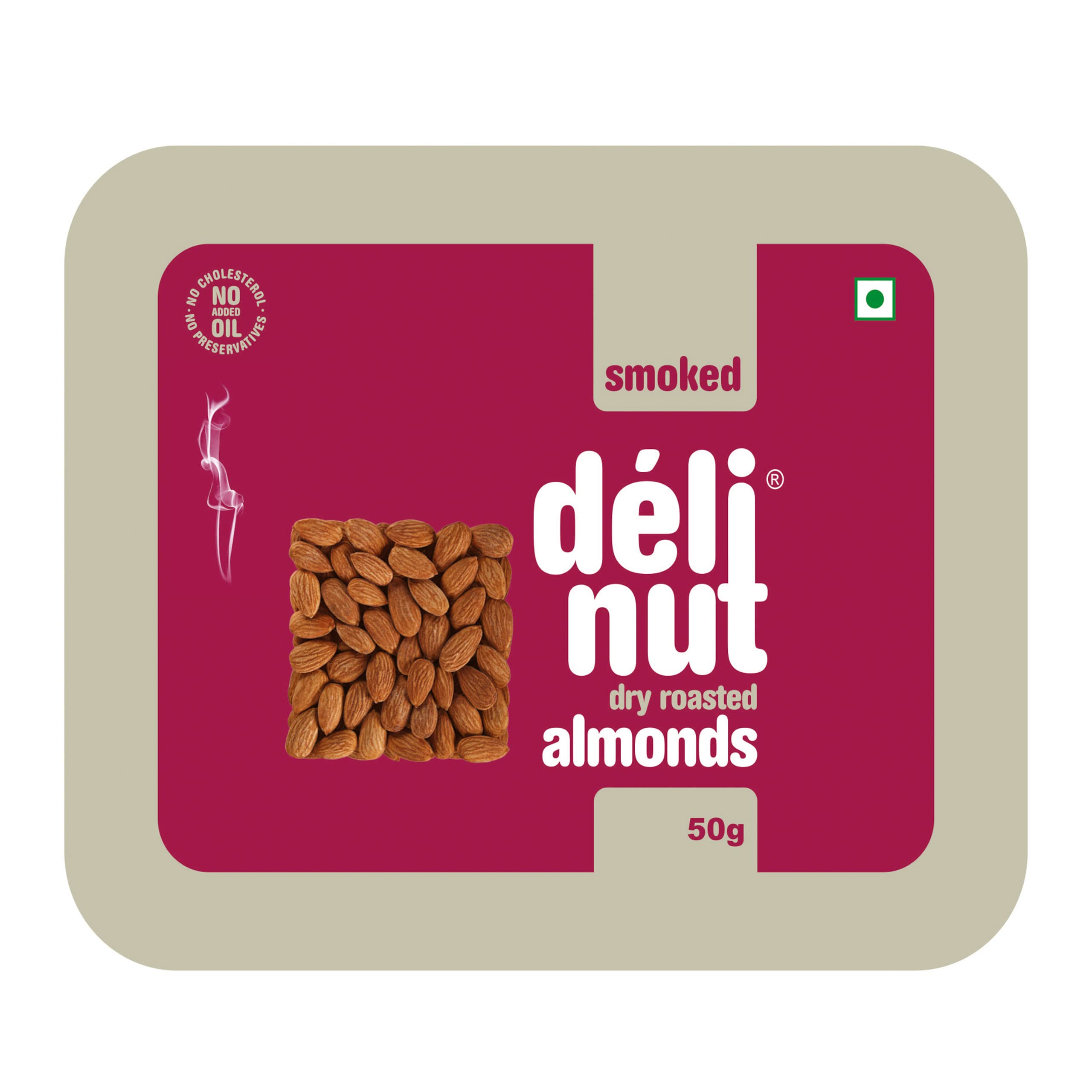 Delinut Dry Roasted Almonds | Smoked 50gm (B0C27ZDJWL) Amazon Price History, Amazon Price Tracker