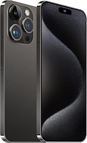 FNCOCO L15 Pro Max 5G teléfono inteligente desbloqueado, Android 13 teléfonos desbloqueados 6 GB+256 GB 6.82 pulgadas FHD+ pantalla 64MP cámara