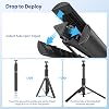 Trípode selfie de apertura automática de 66"/168 cm, soporte invisible para selfie para Insta360 Ace/Ace Pro/2/X5/X4 Air, soporte para cámara giratorio 360° que se abre al presionar, estable para viajes/vlogs 3