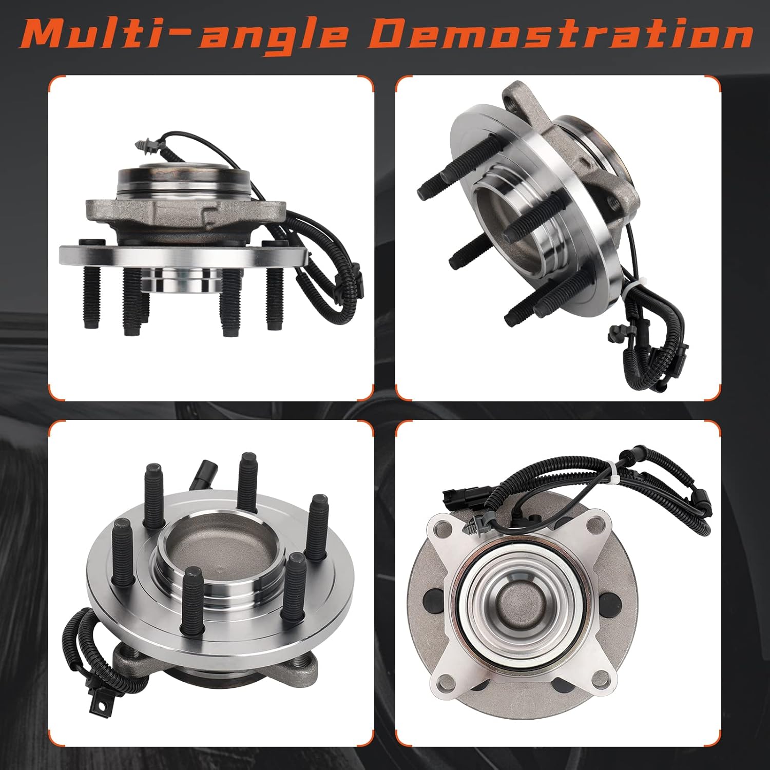 DRIVESTAR 515143 Front Wheel Bearing and Hub Assembly Compatible with 2011 2012 2013 2014 Lincoln Navigation, Ford F-150/Expedition for 2WD RWD Models,6 Lug w/ABS