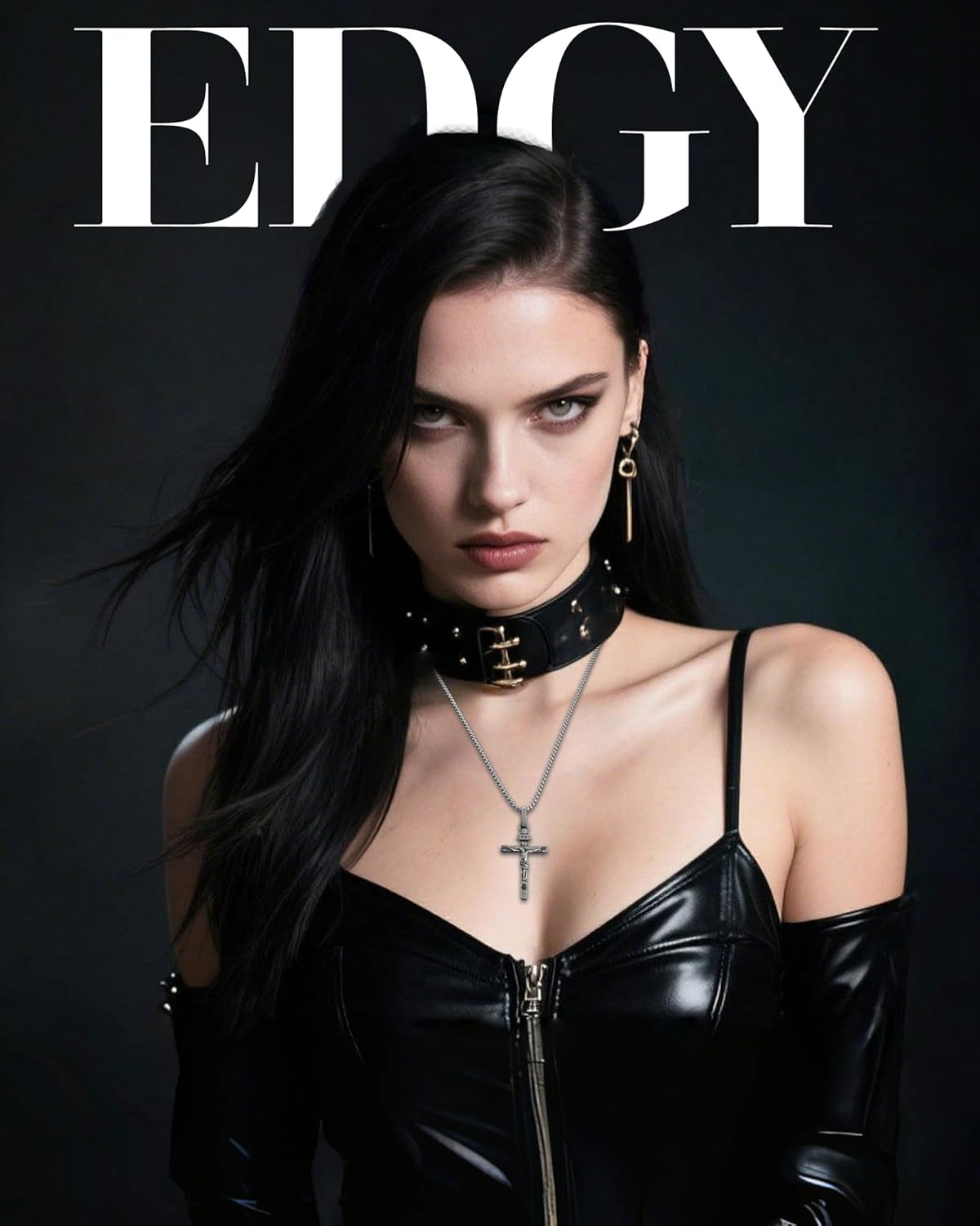 Crucifix Cross Necklace - Exquisite Jesus Pendant, Slatted Cross, Fade-Resistant, Skin-friendly, Christian Jewelry for Men and Women - Image 3