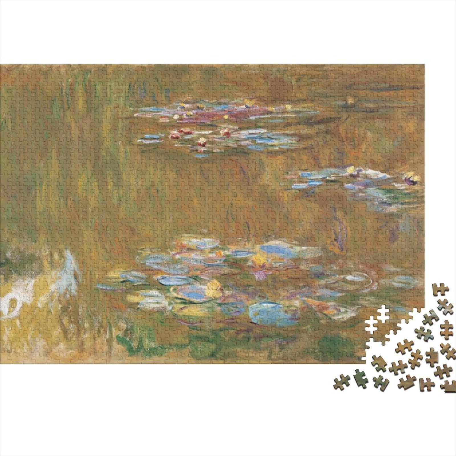 Puzzle Premium De 1000 Piezas Claude Monet - Sin Deslumbramiento, 26.6x19.3 Pulgadas, Hecho En EE.UU.